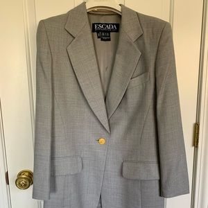 Vintage Gray Escada Blazer Size 36